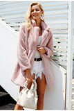 shaggy faux coat