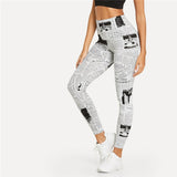 Newspaper Streetwear Leggings
