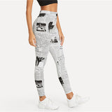 Newspaper Streetwear Leggings
