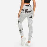 Newspaper Streetwear Leggings