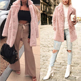 shaggy faux coat